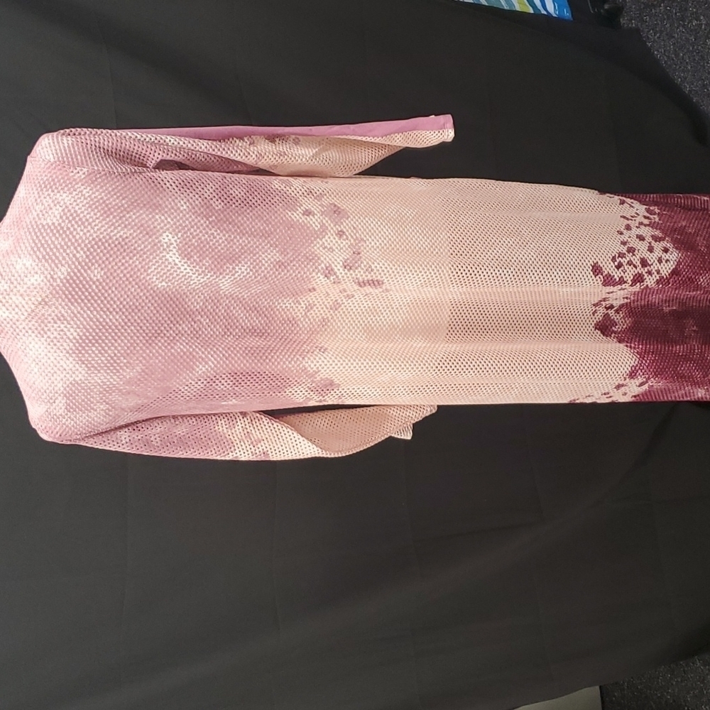Rhonda Shear Retreat Pink Cover-up SZ LG - Picture 4 of 9